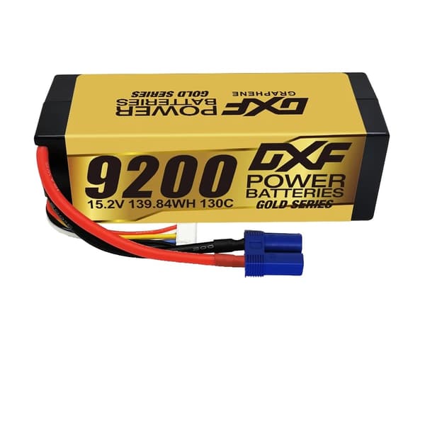 DXF Graphene Lipo-batteri, 9200mAh kapacitet, 130C afladningsrate,1STK 4S 9200mah XT90