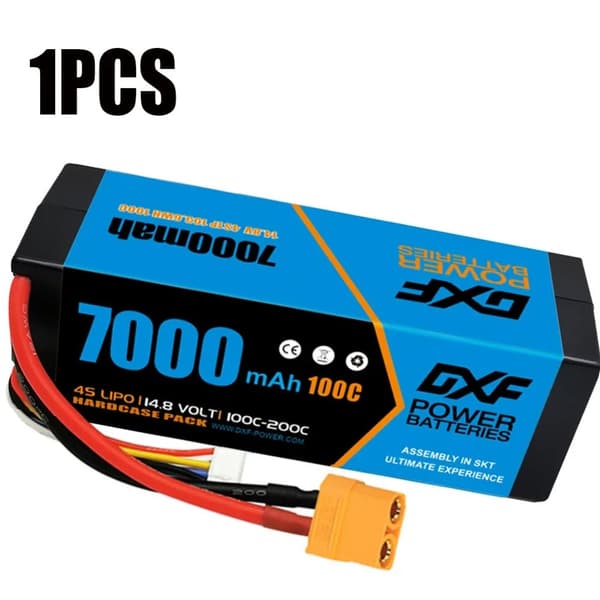 DXF Lipo-batteri, 7000mAh kapacitet, 14.8V spänning,