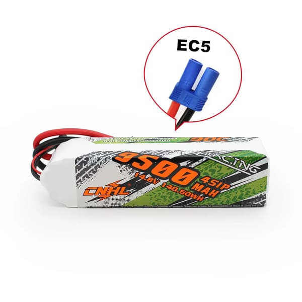 RC Lipo -akku, suuri kapasiteetti, useita liitäntävaihtoehtoja,4S 9500mah 90C EC5