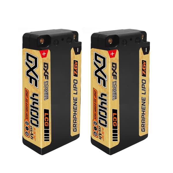 DXF Lipo-akku, suuri kapasiteetti 6300mAh ja 7000mAh, lyhyt HV-muotoilu,2PCS4400140CGDEANS