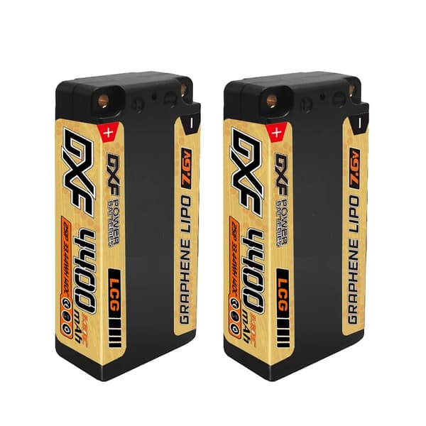 DXF Lipo-akku, suuri kapasiteetti 6300mAh ja 7000mAh, lyhyt HV-muotoilu,2PCS4400140CGDEANS
