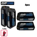 Pikkukuva 2 / 2: DXF 2S Lyhyt LiPo Akka, 7000mAh Kapasiteetti, 140C Purkausnopeus,4PCS2S7000140CT5MM