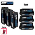 Pikkukuva 2 / 2: DXF 2S Lyhyt LiPo Akka, 7000mAh Kapasiteetti, 140C Purkausnopeus,6PCS2S7000140CT5MM