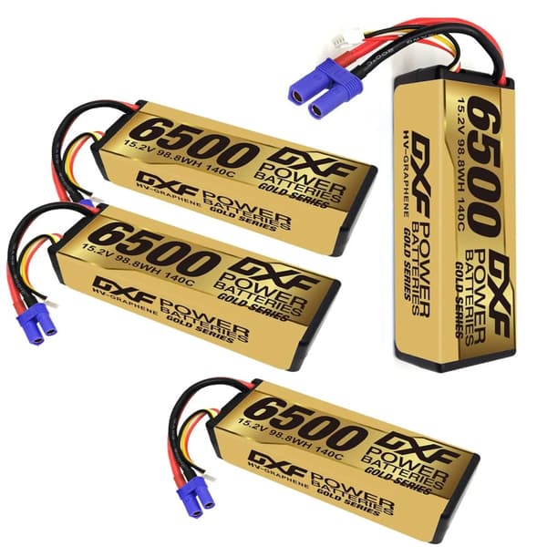 Lipo-akku, 15.2V, 6500mAh, 140C,4KPL 4S 6500 EC5