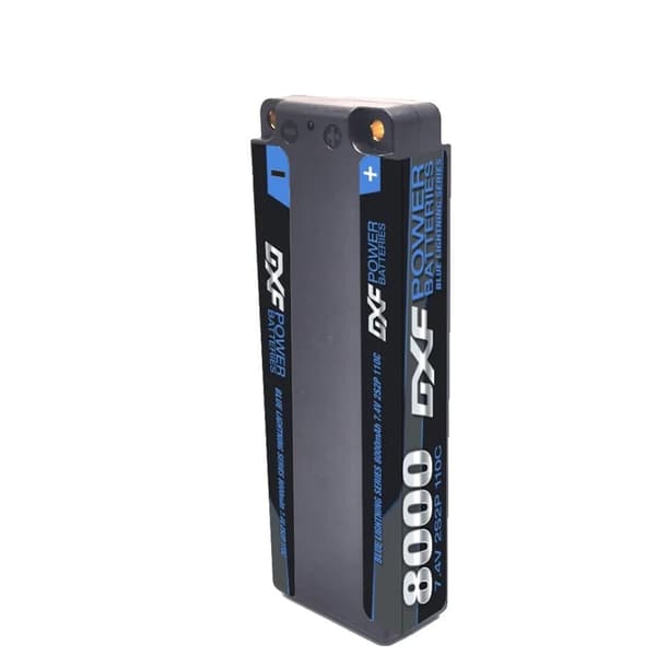 Lipo-akku, 8000mAh kapasiteetti, 110C purkausnopeus,4PCS2S8000110CT5MM