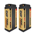 Miniatyrbillede 1 af 2: DXF Lipo-batteri, høj kapacitet 6300mAh og 7000mAh, Shorty HV-design,2PCS7000140CGDEANS