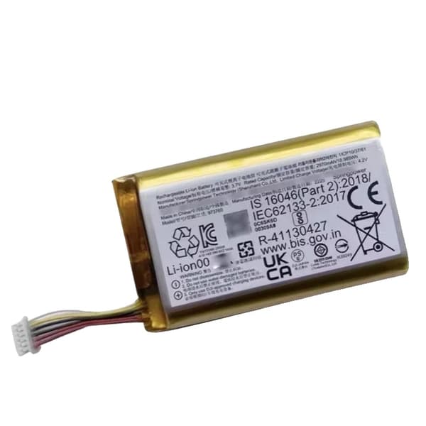 Dronien kauko-ohjainakku, 3.7V jännite, ladattava Li-ion,2970mAh