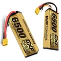 Pikkukuva 2 / 2: Lipo-akku, 15.2V, 6500mAh, 140C, 4S,2KPL 4S 6500 XT90