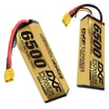 Pikkukuva 1 / 2: Lipo-akku, 15.2V, 6500mAh, 140C, 4S,2KPL 4S 6500 XT90