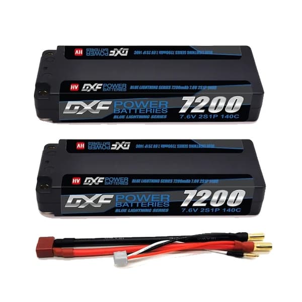 Lipo-akku, suuri kapasiteetti 9200mAh, T-liitin, 2PCS2S7200140C5mmT