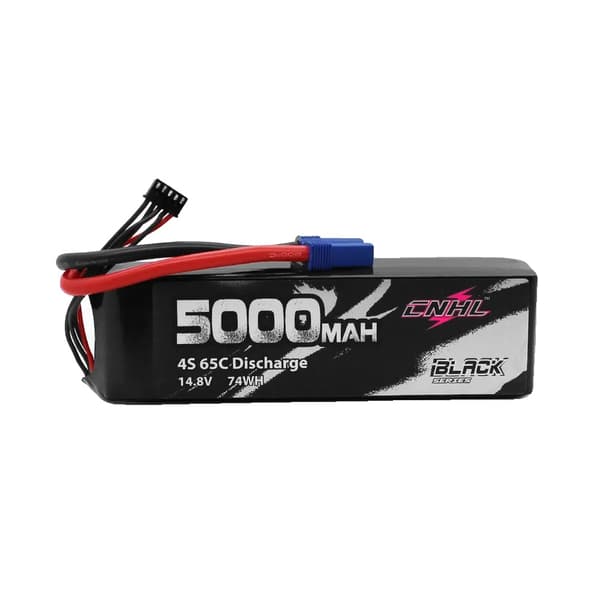 RC Lipo-akku 5000mAh 65C 14,8V, Korkea purkuvirta, Monipuolinen yhteensopivuus,4S 5000mAh 65C EC5