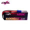 Miniatyrbillede 2 af 2: Lipo batteri, 6000mAh kapacitet, 120C afladningshastighed, 3S 6000mah 120C EC5