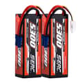 Pikkukuva 1 / 2: LiPo-akku, 5300mAh kapasiteetti, 100C purkausnopeus,5300-3S100C-EC5-2kpl