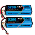 Pikkukuva 1 / 2: 2 kpl DXF LiPo-akku, suuri kapasiteetti 5200mAh - 9200mAh, purkausnopeudet jopa 130C,2PCS3S520080CDEANS