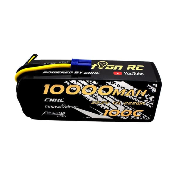 RC LiPo Batteri 10000mAh, 100C Afladning, Allsidig Kompatibilitet,6S 10000mAh 100C EC5