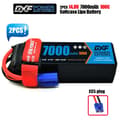 Pikkukuva 2 / 2: RC Lipo-akku, suuri kapasiteetti 7000mAh, suuri purkausnopeus 100C, 2PCS4S7000100CEC5