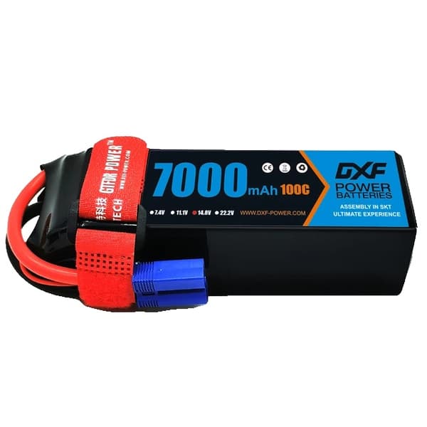RC Lipo-akku, suuri kapasiteetti 7000mAh, suuri purkausnopeus 100C, 2PCS4S7000100CEC5