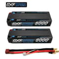 Pikkukuva 1 / 2: Lipo-akku, suuri kapasiteetti 9200mAh, T-liitin, 2PCS2S8000110C5mmT