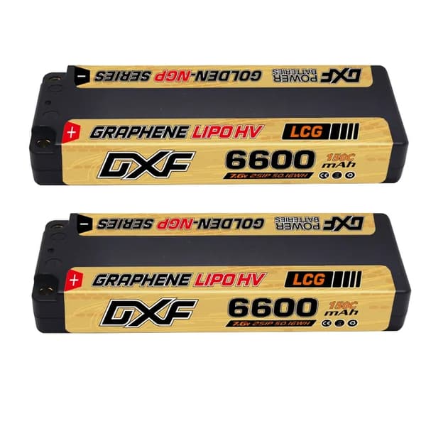 Lipo-akku, suuri kapasiteetti 9200mAh, T-liitin, 2PCS2S6600NGP5mmT