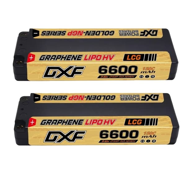 Lipo-akku, suuri kapasiteetti 9200mAh, T-liitin, 2PCS2S6600NGP5mmT