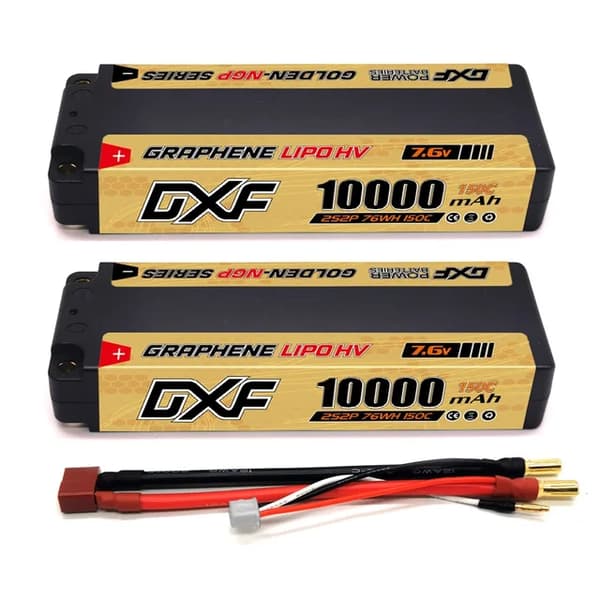 Lipo-akku, suuri kapasiteetti 9200mAh, T-liitin, 2PCS2S10000NGP5mmT