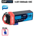 Pikkukuva 2 / 2: Lipo-akku RC-autoon, 148V 10000mAh kapasiteetti, yhteensopiva eri jännitteiden kanssa., 1PCS4S10000100CEC5