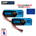 Miniatyrbillede 2 af 2: Lipo Batteri, Høj Kapacitet, Høj Afladningshastighed, 2PCS3S520080CEC5