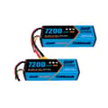 Miniatyrbillede 1 af 2: Lipo Batteri, Høj Kapacitet, Høj Afladningshastighed, 2PCS3S720080CXT90