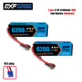 Miniatyrbillede 2 af 2: Lipo Batteri, Høj Kapacitet, Høj Afladningshastighed, 2PCS3S620080CEC5