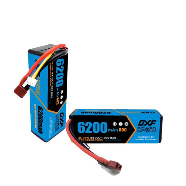 Lipo Batteri, Høj Kapacitet, Høj Afladningshastighed, 2PCS3S620080CXT90