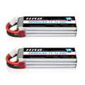 Pikkukuva 2 / 2: Lipo-akku, suuri kapasiteetti, useita jännitevaihtoehtoja, 3S 6000mAh T-2PC