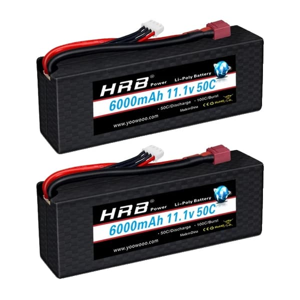 Lipo-akku, suuri kapasiteetti, useita jännitevaihtoehtoja, 3S 6000mAh TH-2PC