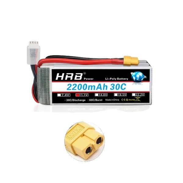 RC Lipo Batteri, Forskellige Spændingsmuligheder, Høj Kapacitetsområde, 3S 2200mah 30C XT60