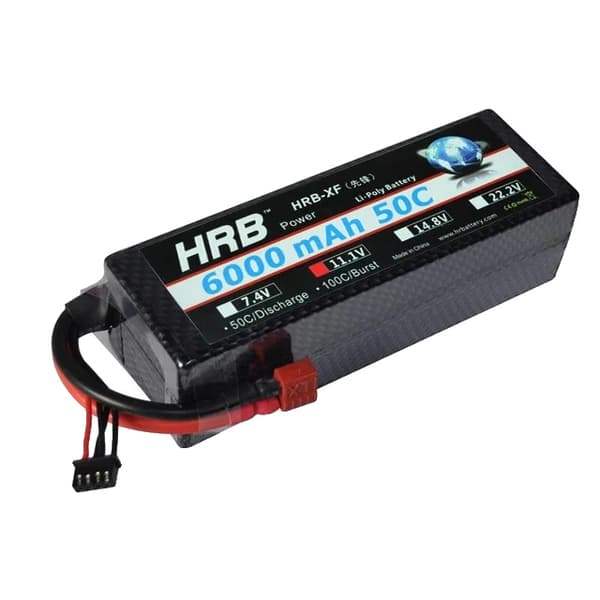 RC Lipo-batteri, olika spänningsalternativ, hög kapacitetsomfång, 3S 6000mah hård T