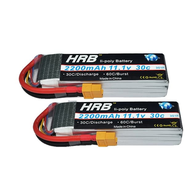 Lipo Batteri, Høj Kapacitet, XT60 Deans Stik, 3S 2200mah 30C XT60