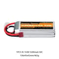 Pikkukuva 2 / 2: Lipo-akku, suuri kapasiteetti, useita kokoja, 4S 5200mAh 50C T