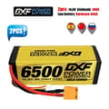 Miniatyrbillede 2 af 2: Lipo batteri til RC bil, høj kapacitet, flere spændingsmuligheder, 2PCS4S6500100CXT90