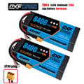 Miniatyrbillede 2 af 2: RC Bil Batteri, Høj Kapacitet, Hardcase, 2PCS4S8400HARDXT90
