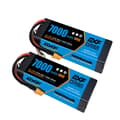 Miniatyrbillede 1 af 2: RC Bil Batteri, Høj Kapacitet, Hardcase, 2PCS4S7000100CXT90