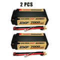 Miniatyrbillede 2 af 2: Lipo-batteri, 7.6V 7000mAh, 140C,2PCS2S7000140CT5MM