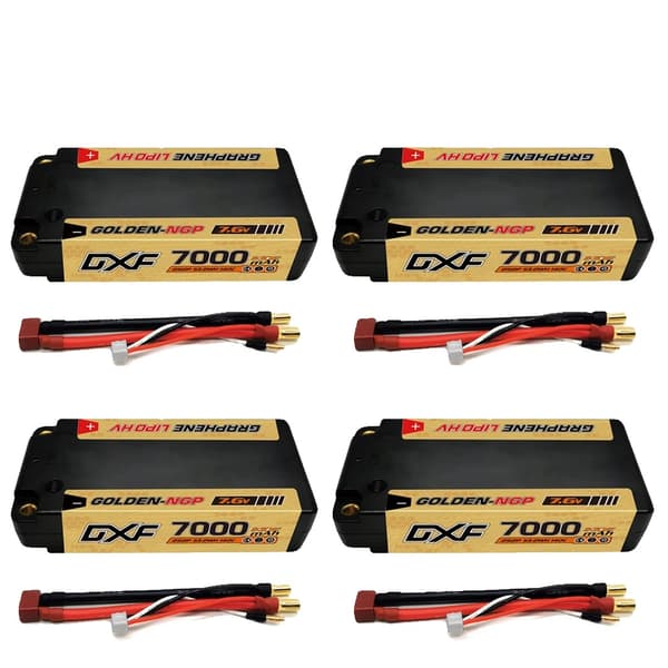 Lipo-batteri, 7.6V 7000mAh, 140C,4PCS2S7000140CT5MM