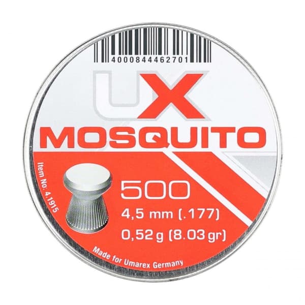 4,5 mm UMAREX Mosquito -litteä kuula 500 kpl.