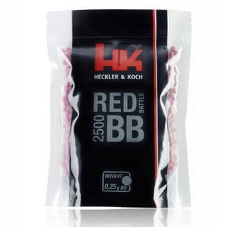 ASG kuulat 6mm 0.25g Heckler&Koch Red Battle 2500 kpl