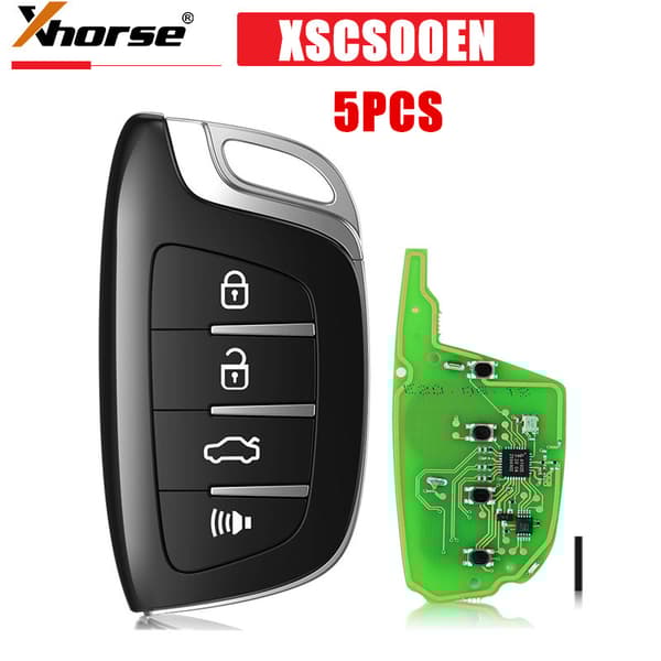 Älykäs avain VVDI2 Mini Key Toolille, värikäs kristallityyli, 4 painiketta, CE-sertifioitu