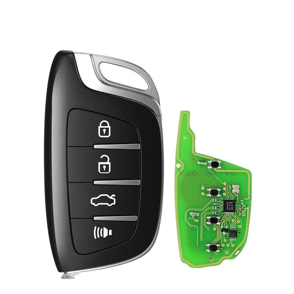 Älykäs avain VVDI2 Mini Key Toolille, värikäs kristallityyli, 4 painiketta, CE-sertifioitu
