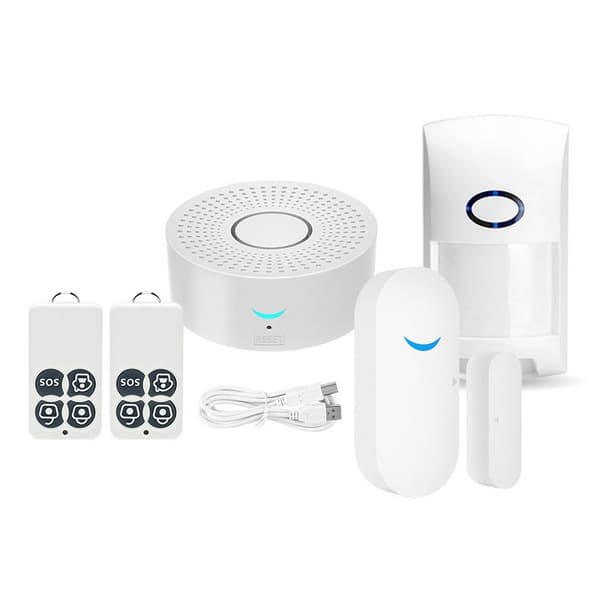INF WiFi Smart Home Security Alarm System med sensorer