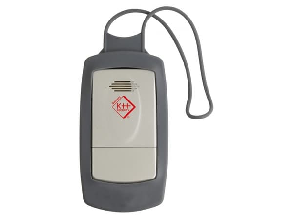 KH Security Alarm Travel Tag, Grå, Silikon
