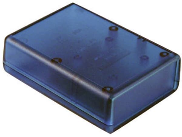 Hammond Electronics 1593JTBU Hånd-kaappi 66 x 66 x 28 ABS Blå (läpinäkyvä) 1 kpl 1 kpl