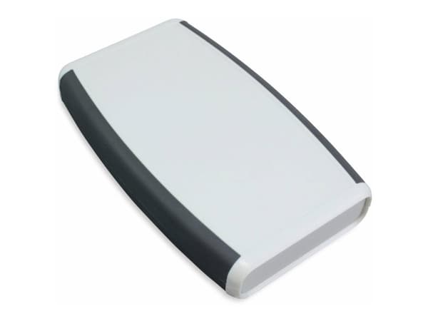 Hammond Electronics 1553DGYBAT Hånd-kaappi 147 x 89 x 25 ABS Gråhvid (RAL 7035) 1 stk