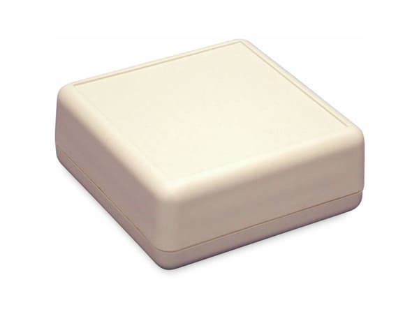 Hammond Electronics 1593JGY Hånd-kaappi 66 x 66 x 28 ABS Gråhvid (RAL 7035) 1 kpl